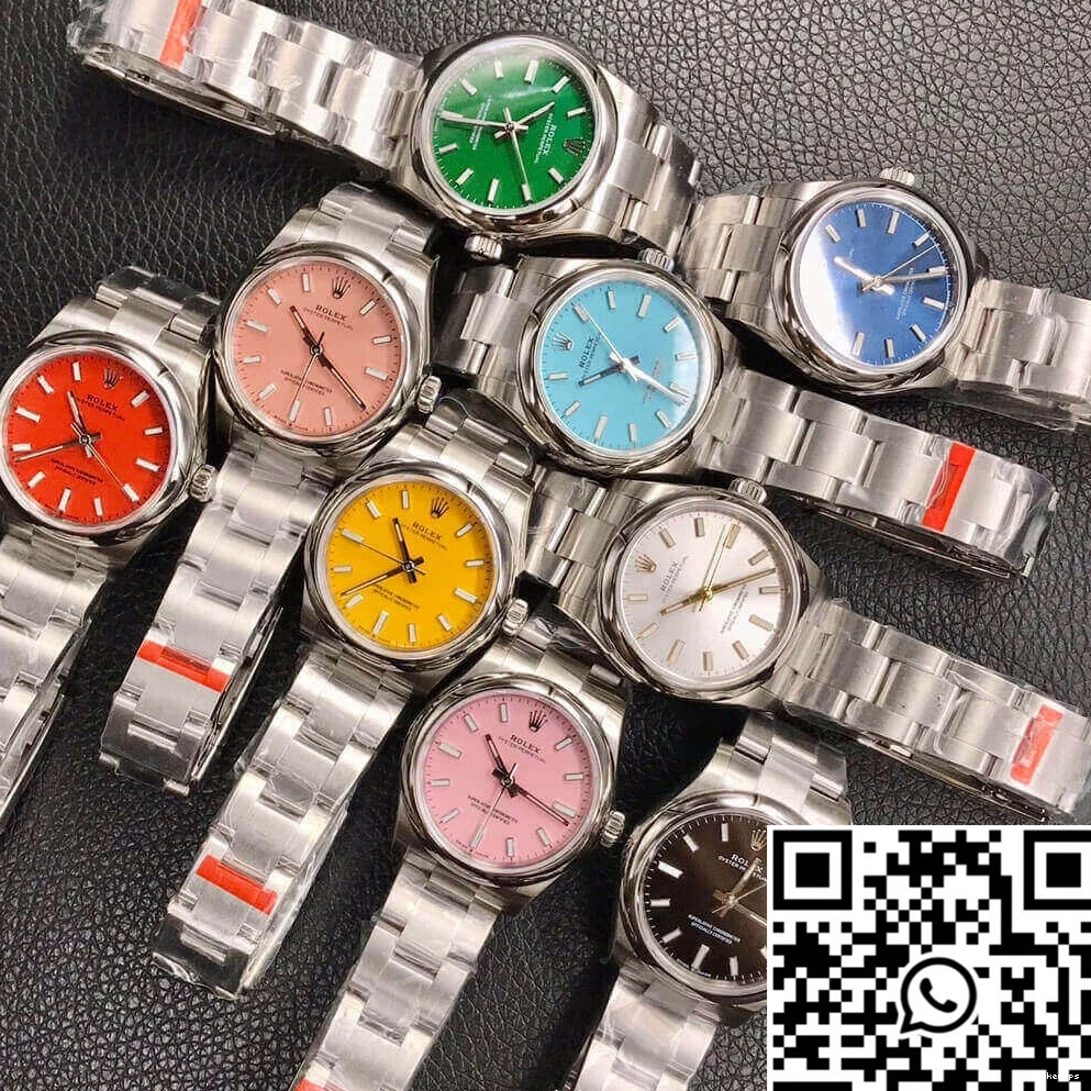 EW Coral Perpetual Red Factory Dial Oyster M277200-0008 Rolex 31MM 1218